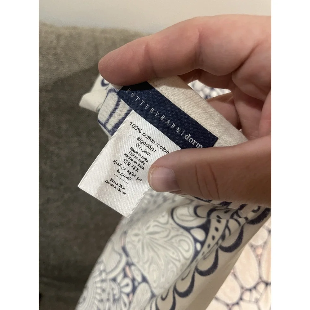 Pottery Barn PB Dorm Tapestry Mandala Wall Hanging 34x34